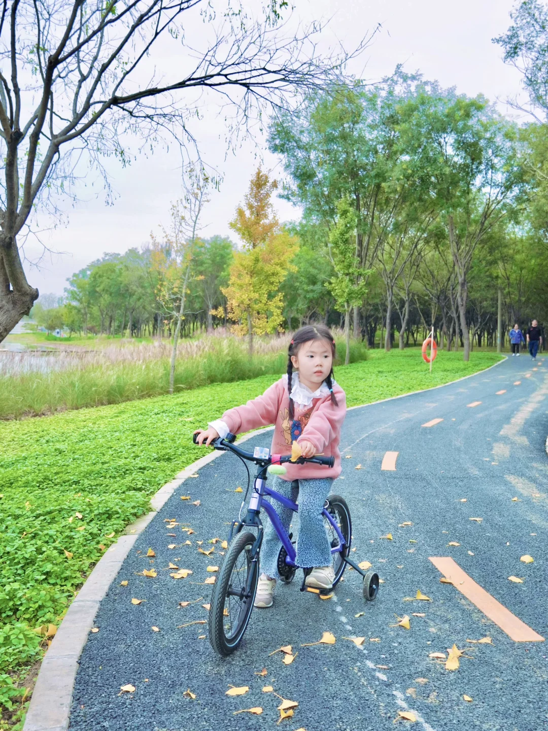 预测会火❗️北京东五环河畔步道🚴骑行🍂赏秋