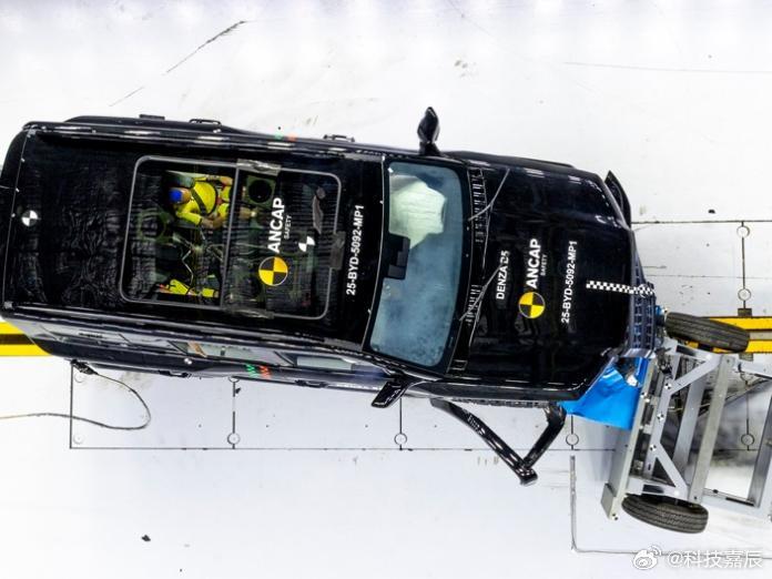 方程豹豹5（海外腾势B5）硬核实力树立安全新标杆，直接拿下ANCAP五星好评，结