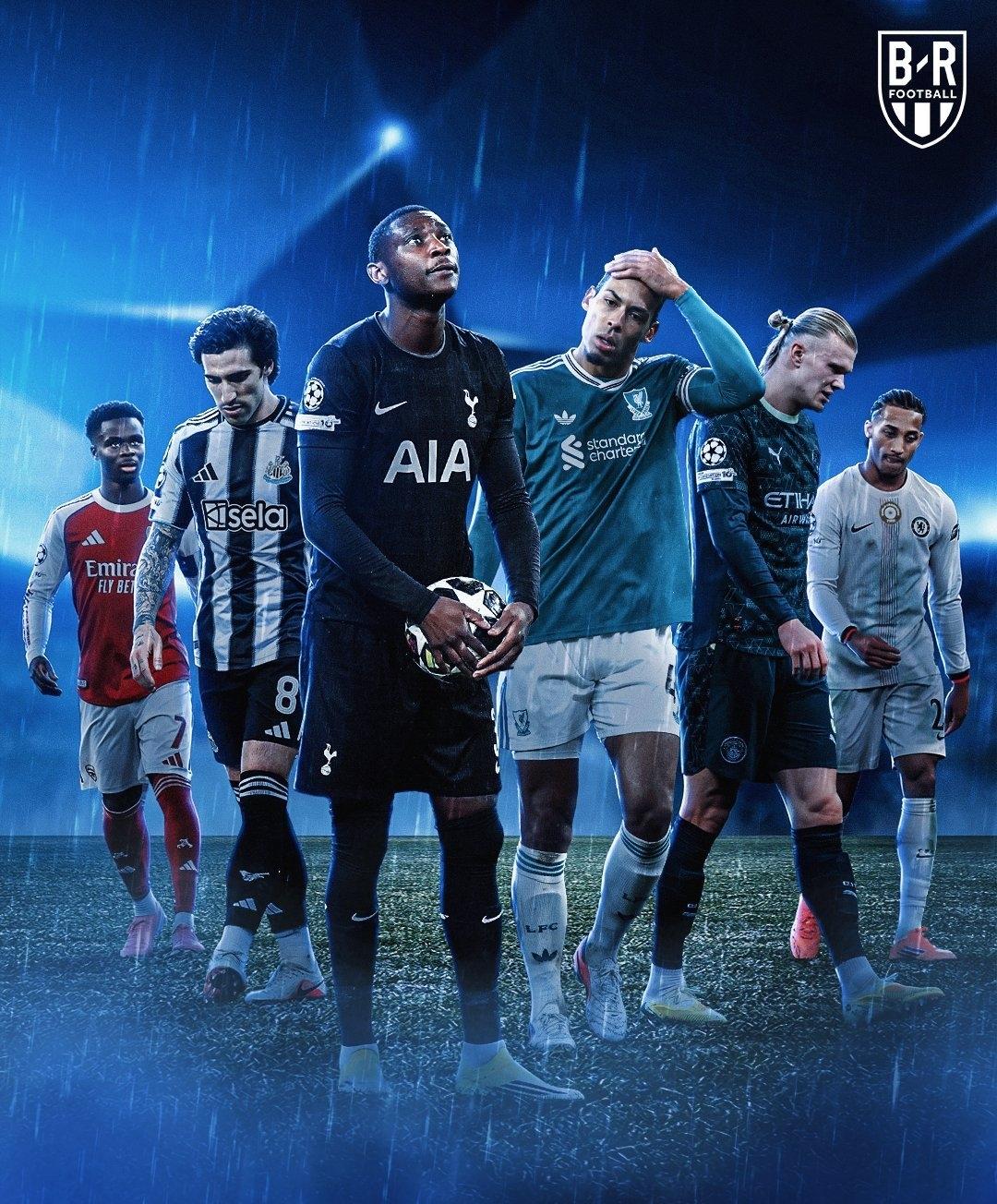 英超的欧战劫！
英超联赛球员的总身价在五大联赛中断层居首，而本赛季英超9队参加欧