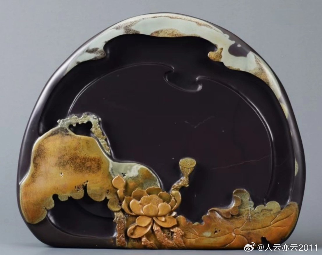 【精品展示】（二）砚台系列（6）：苴却砚❷～～曹加勇作品⑨。与师友们分享，一手货