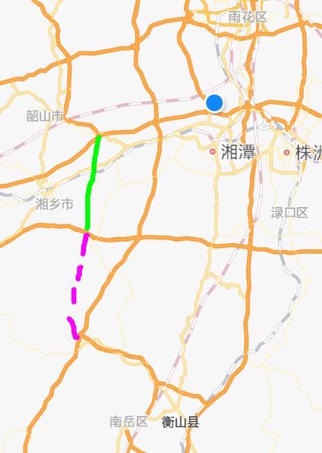 韶山高速南延，终点不该停在酒铺

韶山高速南延线今年全面开工，26.949公里，