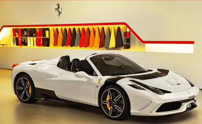 【法拉利458 Speciale A】这款个性化定制版458 Speciale 