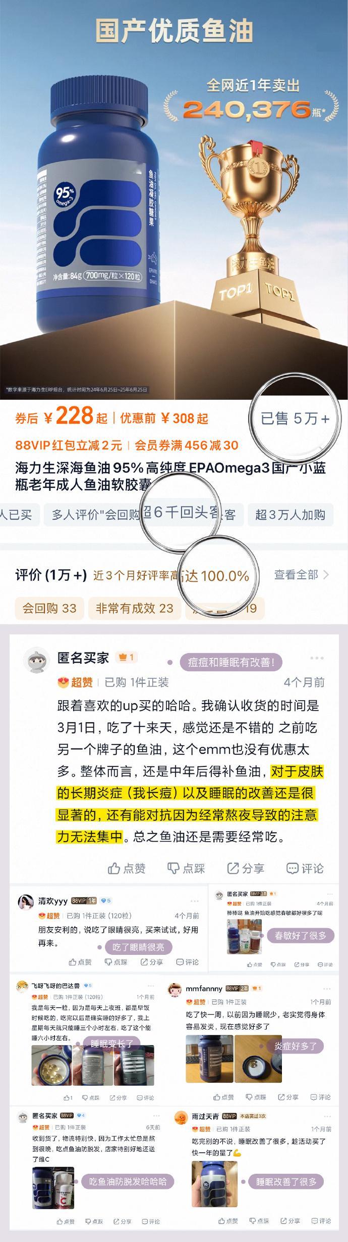 没想到，之前为了控制血脂吃的国产平民鱼油，竟然藏着这一手。说实话，海力生鱼油我推