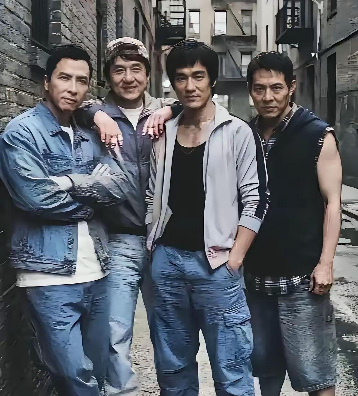 这四位功夫巨星，您觉得来一场真刀真枪的对决，应该是什么排名？
如果他们分别和年轻