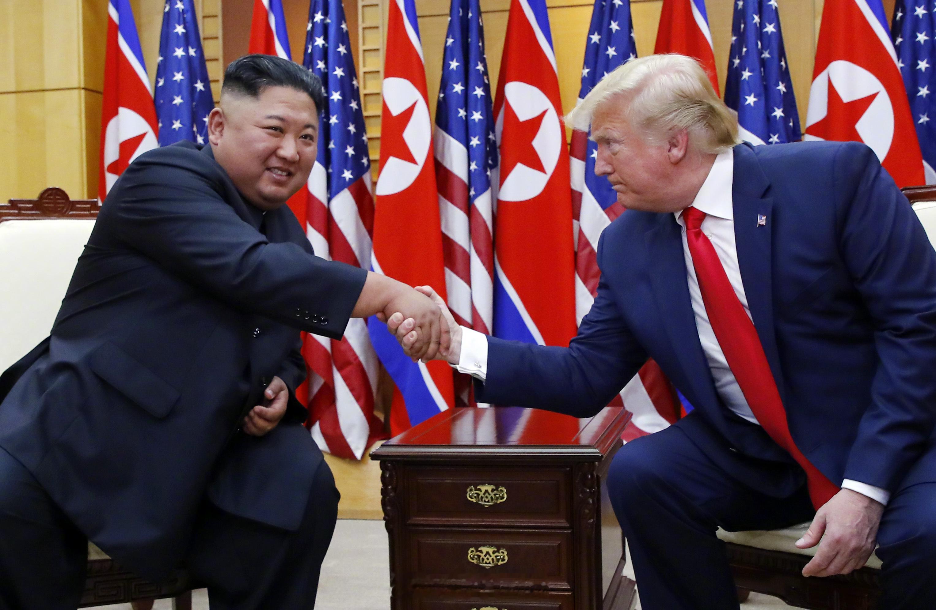 【特朗普预计今年晚些时候会见金正恩】特朗普说同金正恩相处得很好美国总统特朗普19