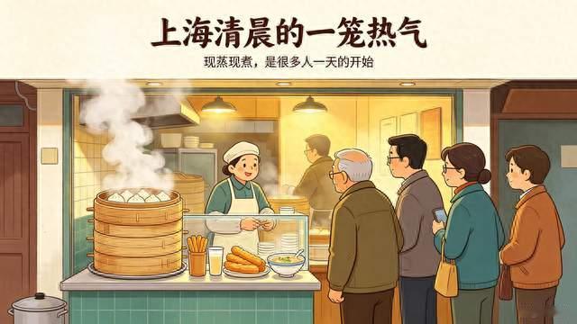 老外吃上海小笼包，疑惑：这也算早餐？
