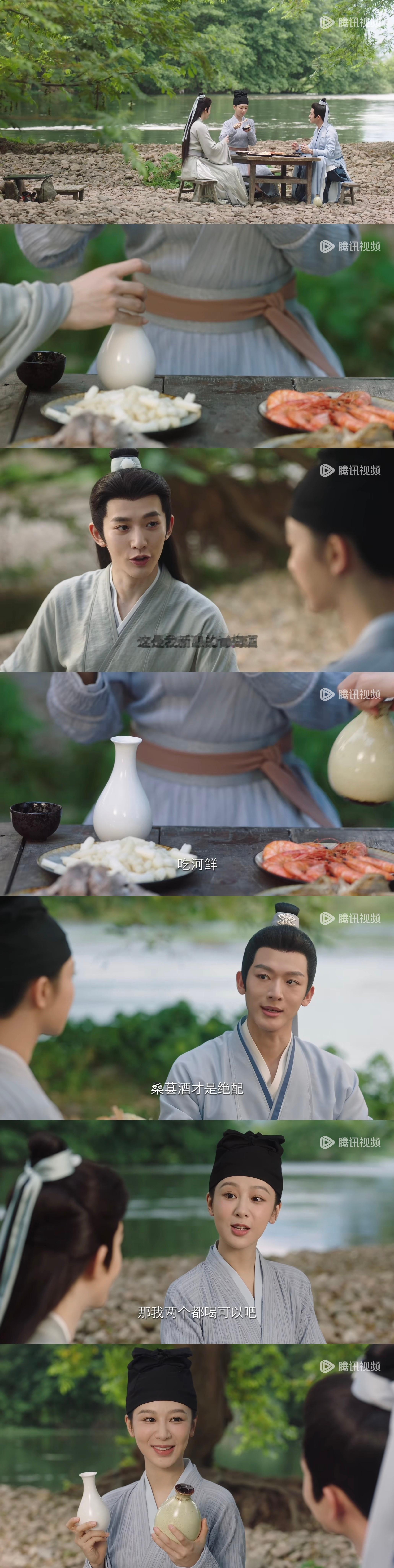 看到这里我只想说小夭女王带着她的两个正宫出门游玩了噢不……………… ​​​