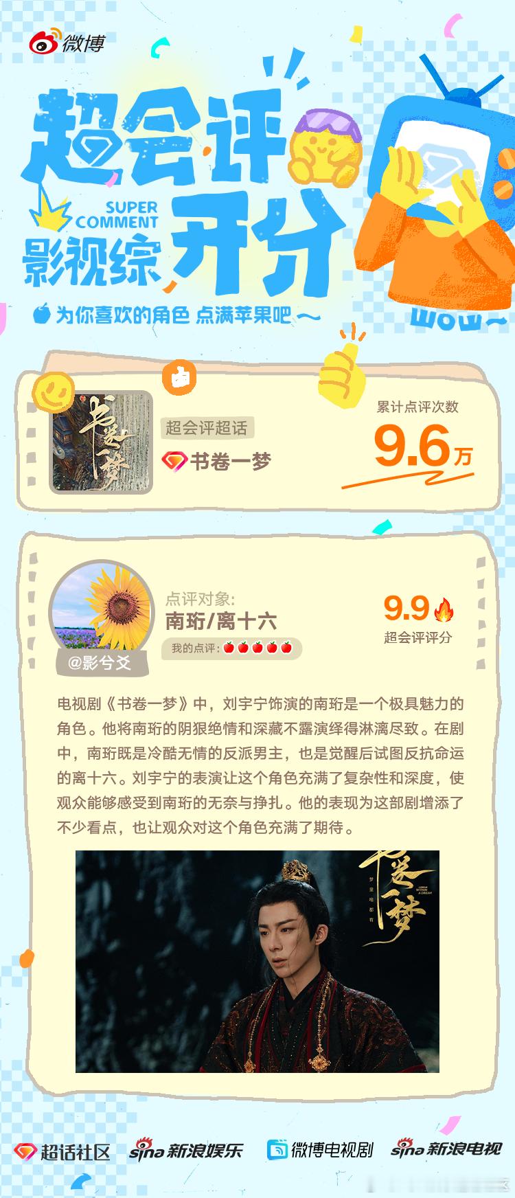 影视综超话超会评开分 [早八][早八]恭喜以下uu们为影视综超会评贡献的优质内容