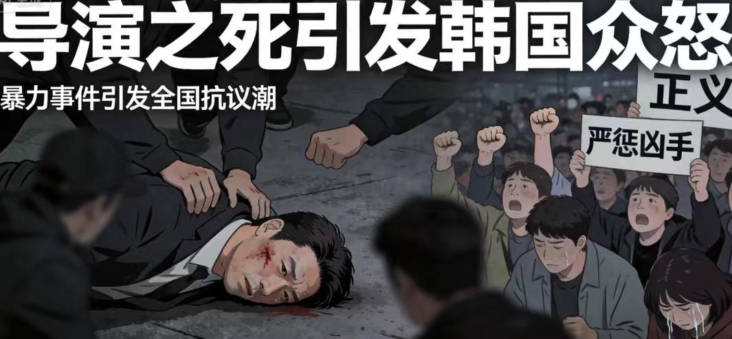 韩国40岁导演遭6人围殴致死，自闭症儿子全程目睹！凶手“边打边笑”引爆全民怒火