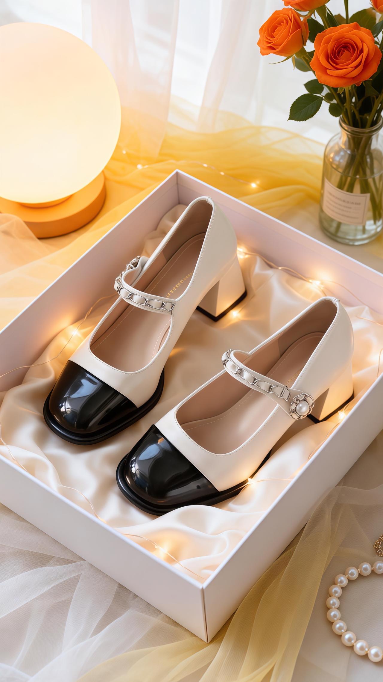 防滑粗跟单鞋休闲百搭谁穿谁好看