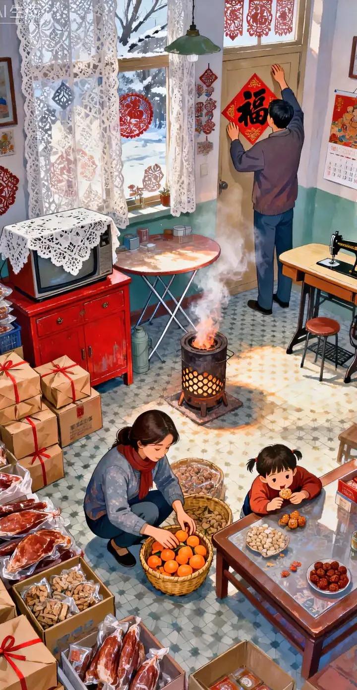 年味为啥越来越淡？说到底，是盼头没了、仪式少了、团圆散了、心也静不下来了。
我小