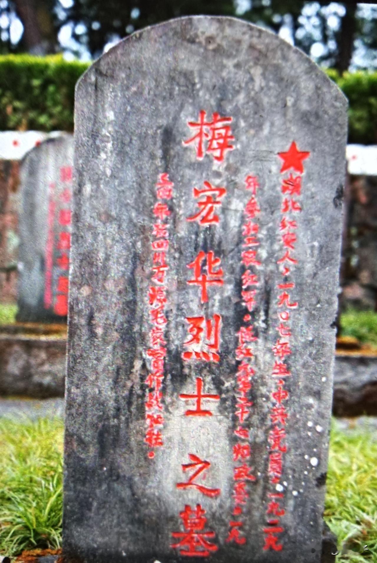中国人民解放军将领名录之第571位，梅宏华（1908一1934）又名梅红华，梅宏
