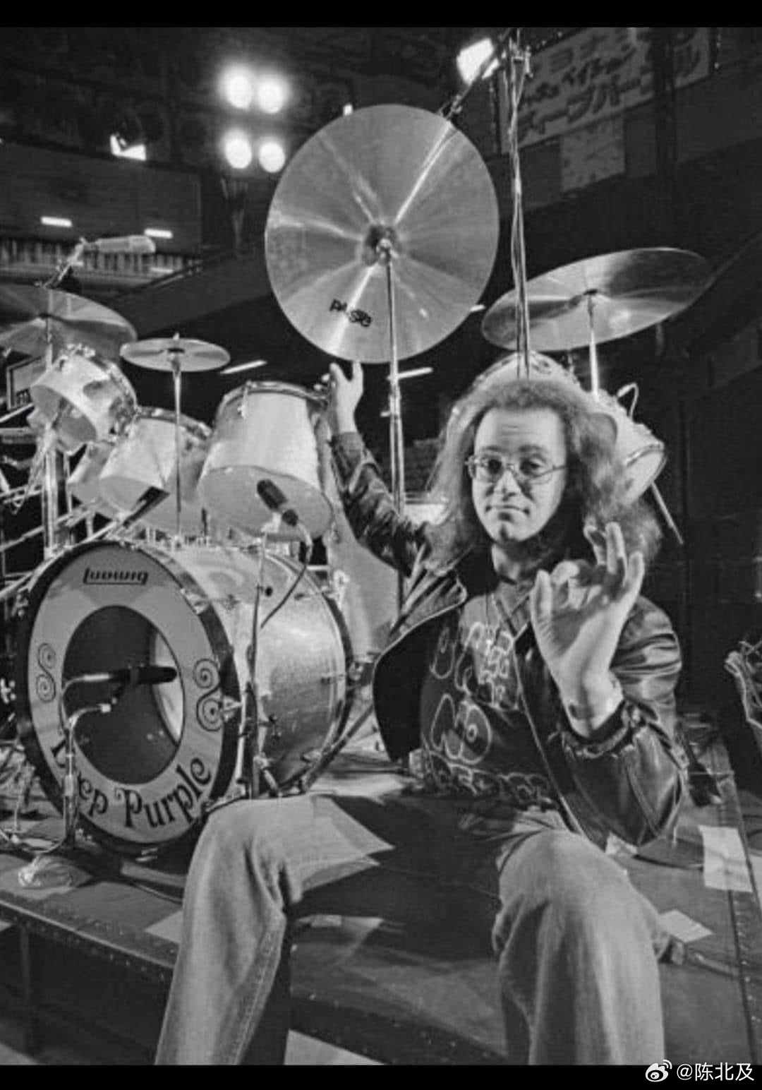 今天是英国摇滚乐队Deep Purple鼓手 Ian Paice的78岁生日🎂