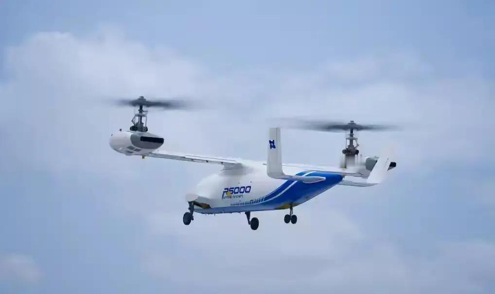 12月28日，四川德阳的天空热闹了，一架重达6吨的国产倾转旋翼无人机“镧影R60