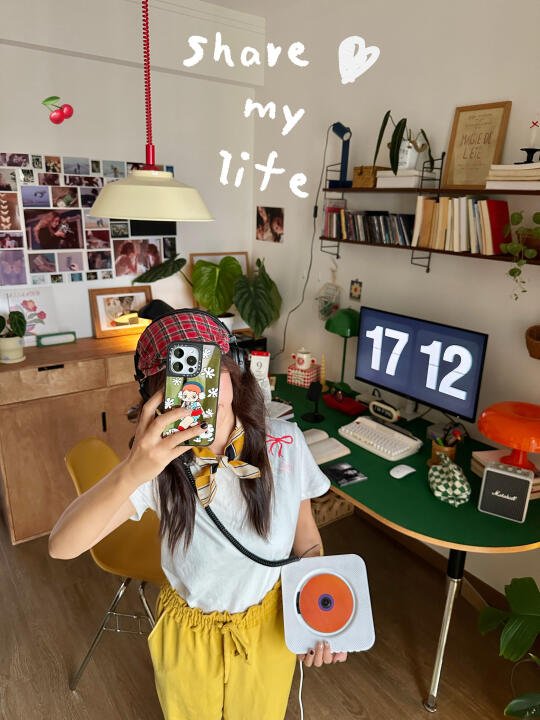 e人布置的书房🏠也是治愈i人的精神容器呀