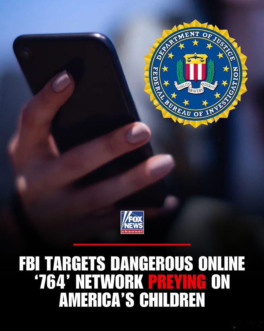 美国FBI 锁定危险的“764”网络及其涉嫌以 11 岁儿童和青少年为目标的附属