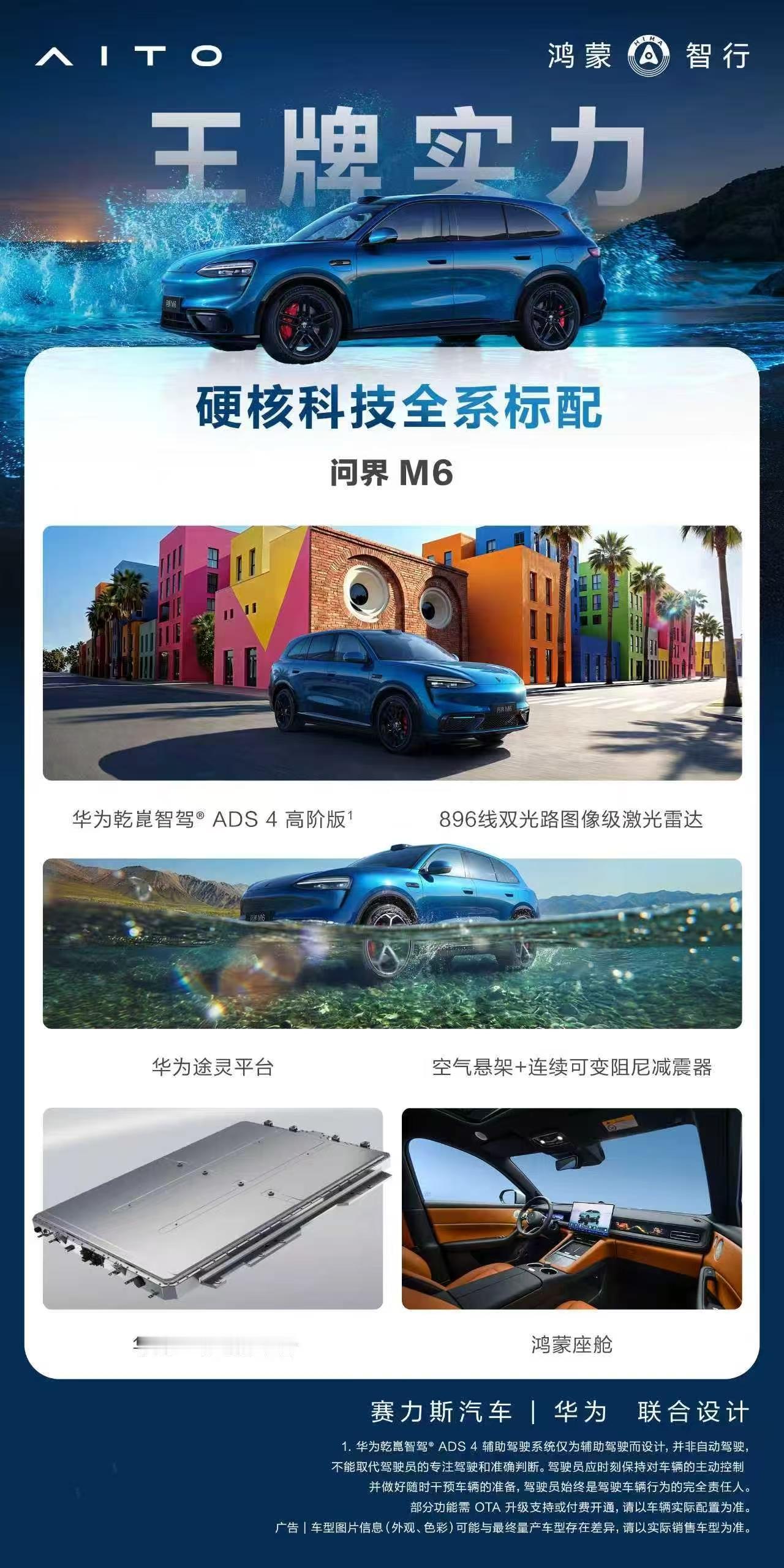 刷爆车友圈的问界M6，门店展车一上直接火出圈！主打超高颜值，7款个性配色+3款双