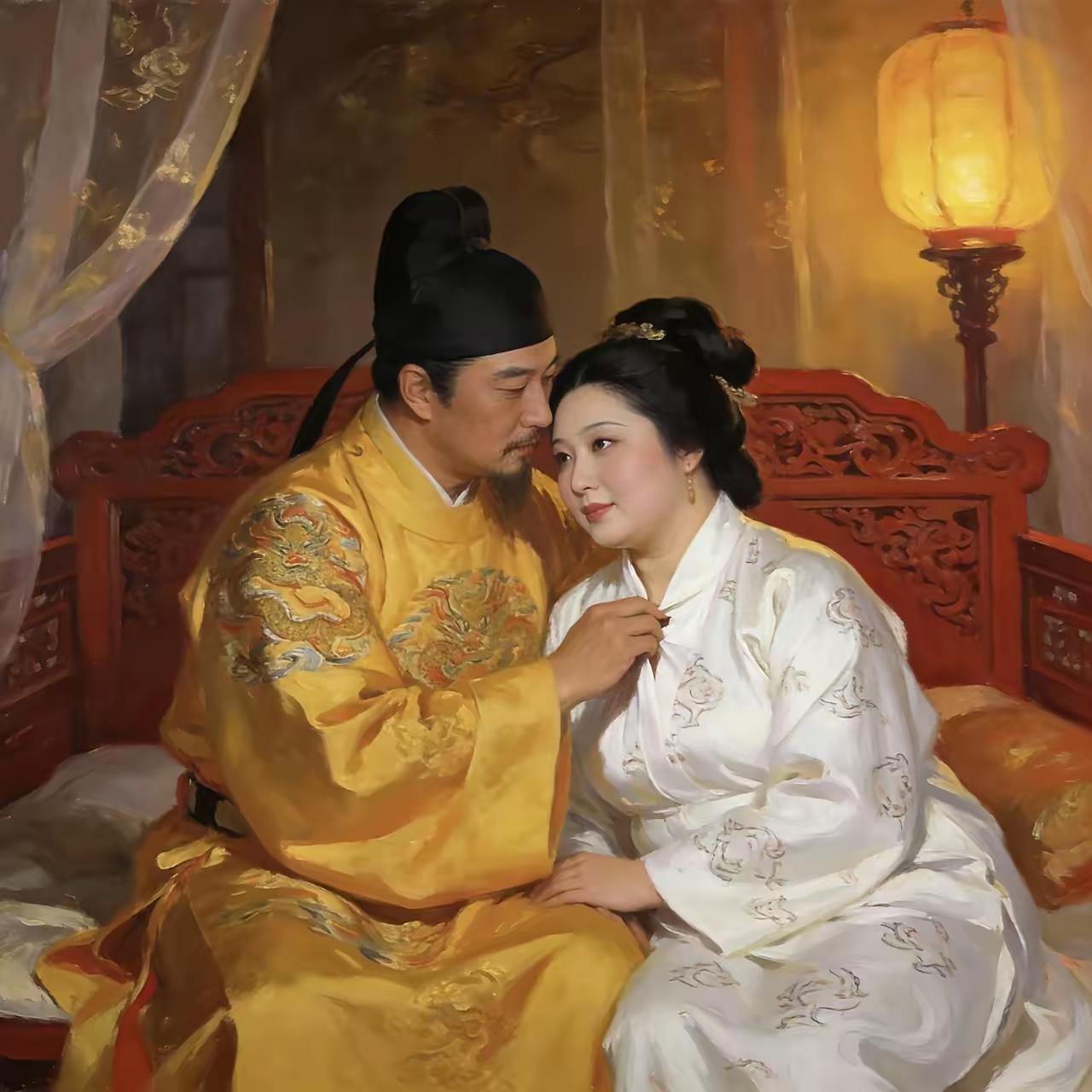 1464年，17岁的明宪宗轻轻地解开34岁万贵妃的衣衫，他看到万贵妃细白软嫩的肌