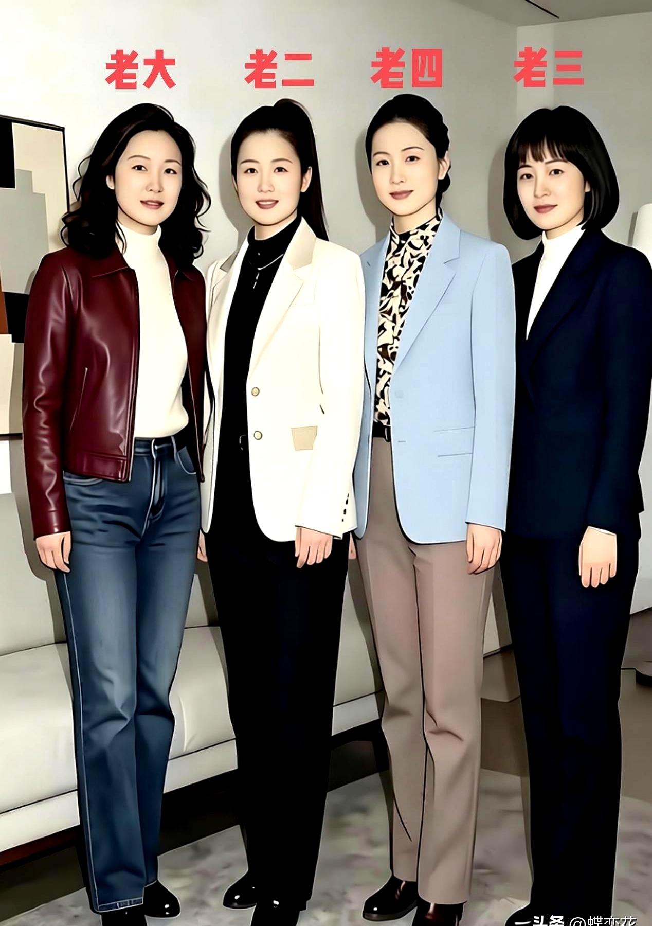 如果让你抱一个在怀里，四姐妹里你会选谁？
别急着嘴硬，这题真挺考验审美的。
画面