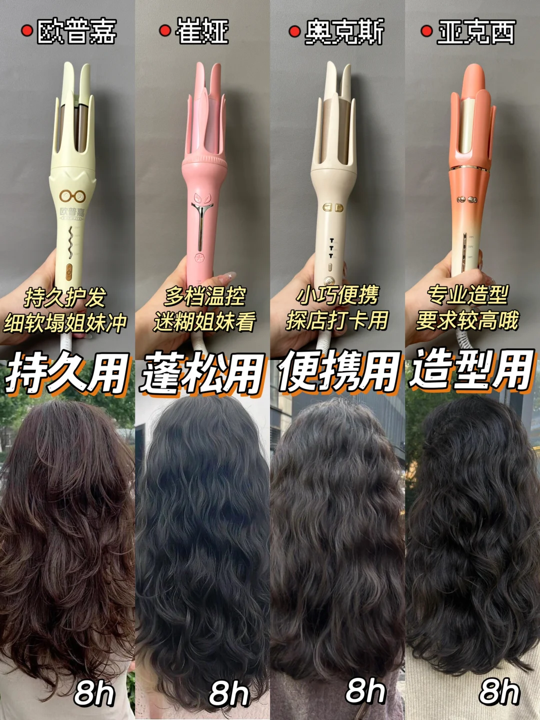 (化妆5年)突然发现室友好会选新品卷发棒