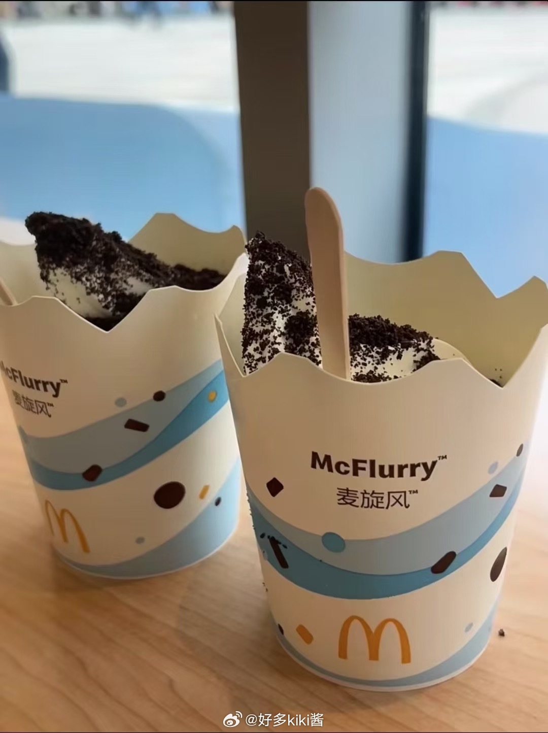 谁能拒绝麦旋风啊！！！冰淇淋+奥利奥碎的神仙组合🍦两个11👇 ​​​