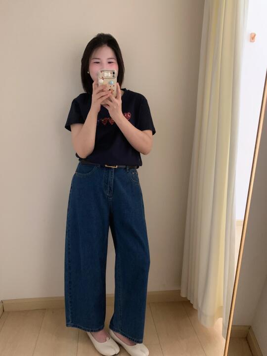 153 106斤，这条裤子泰显瘦了吧