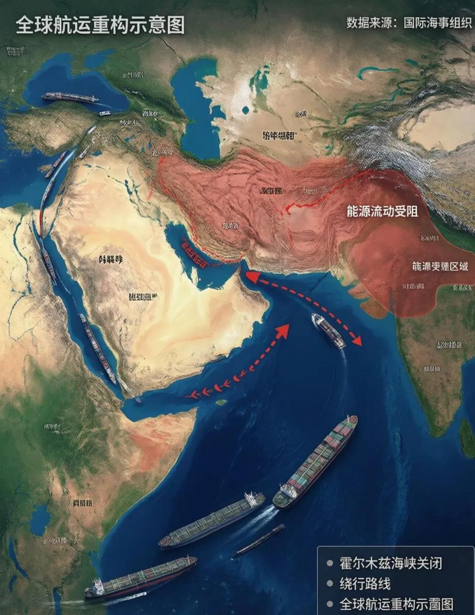 让那些以为中国能源动脉被掐而欢呼的人失望了，中国成为美伊战场的“显眼包”。
伊朗