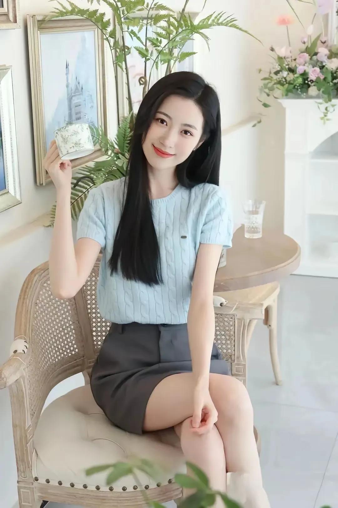 啥叫淑女啥叫文静，不过如此了吧