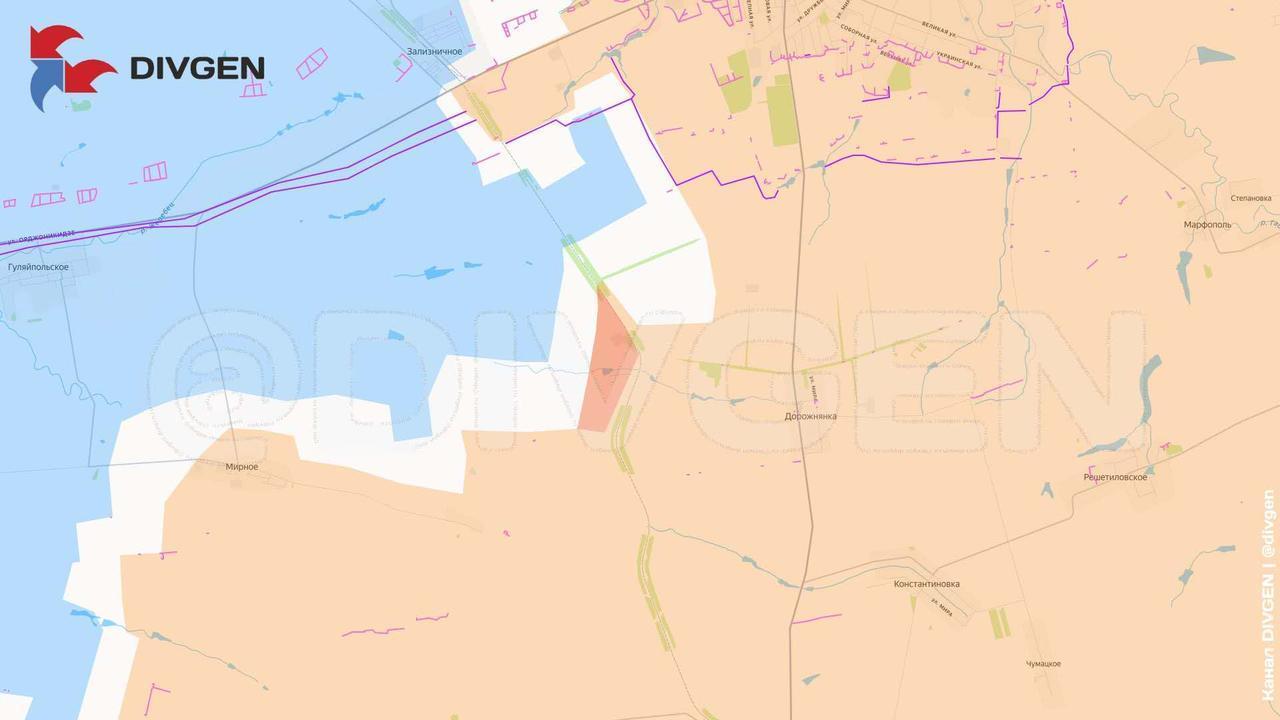 扎波罗热州胡里艾伯勒方向，俄军拿下了多罗日尼扬卡西部的又一块地方，该地位于胡里艾