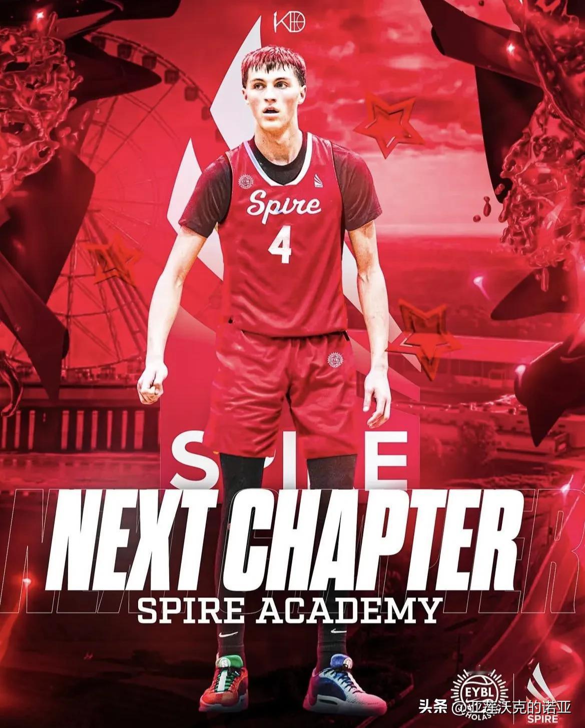 四星后卫Aiden Derkack宣布高四赛季转学至俄亥俄州Spire Acad