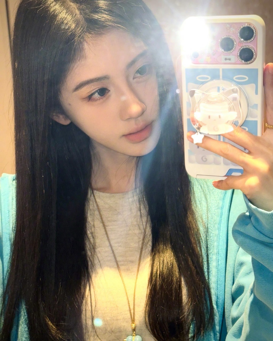 鞠婧祎化淡妆也好美！原图直出！鞠婧祎