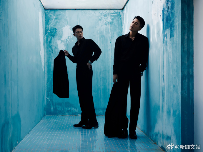 两个欧豪能不能分我一个  看这画面，完全沉迷！两个欧豪站在一起，气场简直是破表，