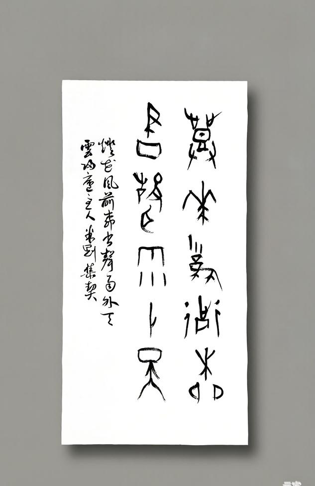 米刚甲骨文作品