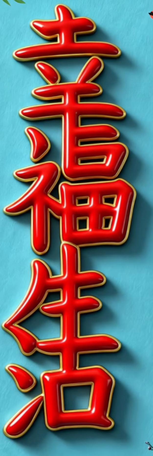 这四个字真喜庆，像极了过年！这四个字太有意义了。就是我们生活中想要的四个字。读出