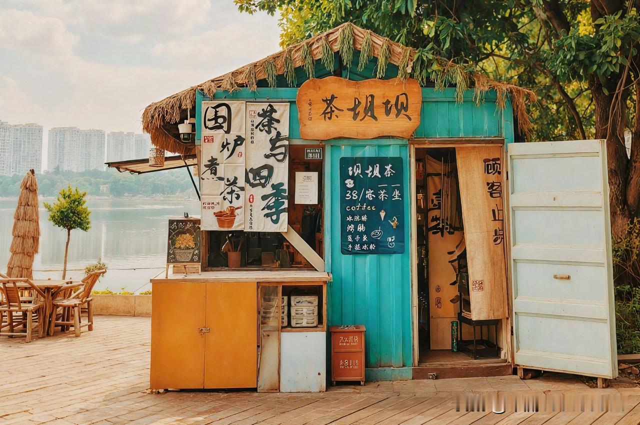 湖畔小茶馆简直是都市喧嚣中的世外桃源，是享受悠闲下午茶的绝佳之地。
我上次去的那