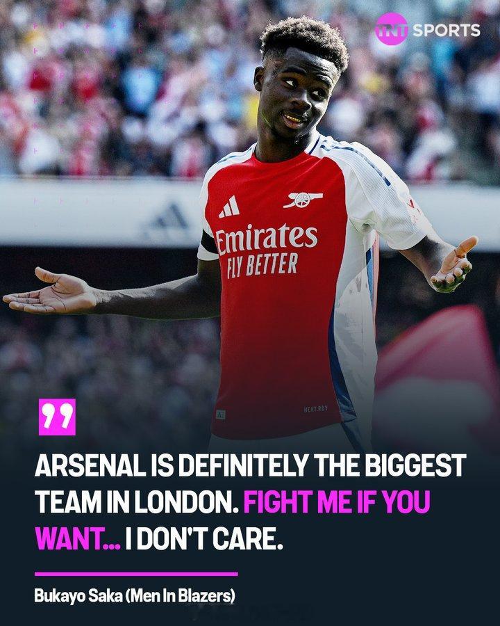 阿森纳绝对是伦敦最大的球队，如果你想和我争论.......IDON'T CARE
