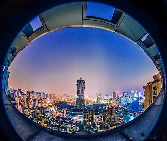 【杭州环球中心，杭州城市地标】高高耸立的西湖文化广场环球中心，居于杭城中心，已经