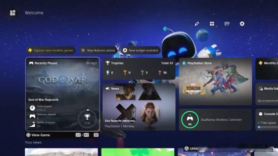 PS系统迎来重磅更新3 月 17 日，索尼PlayStation官方宣布正式推送
