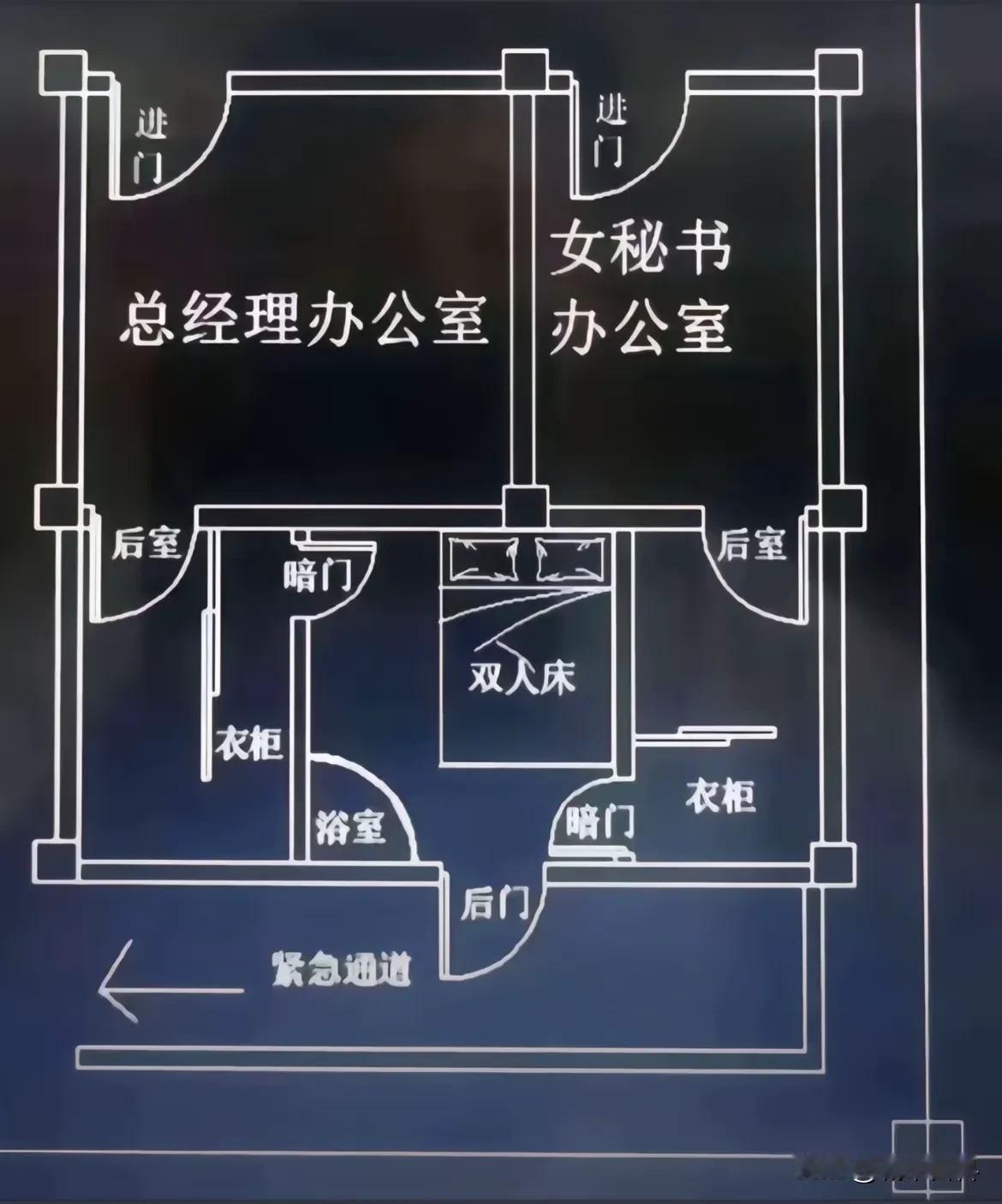 福山区一位老板朋友让帮忙设计一下办公室，我给找了个设计朋友，出来这么个草稿，我该