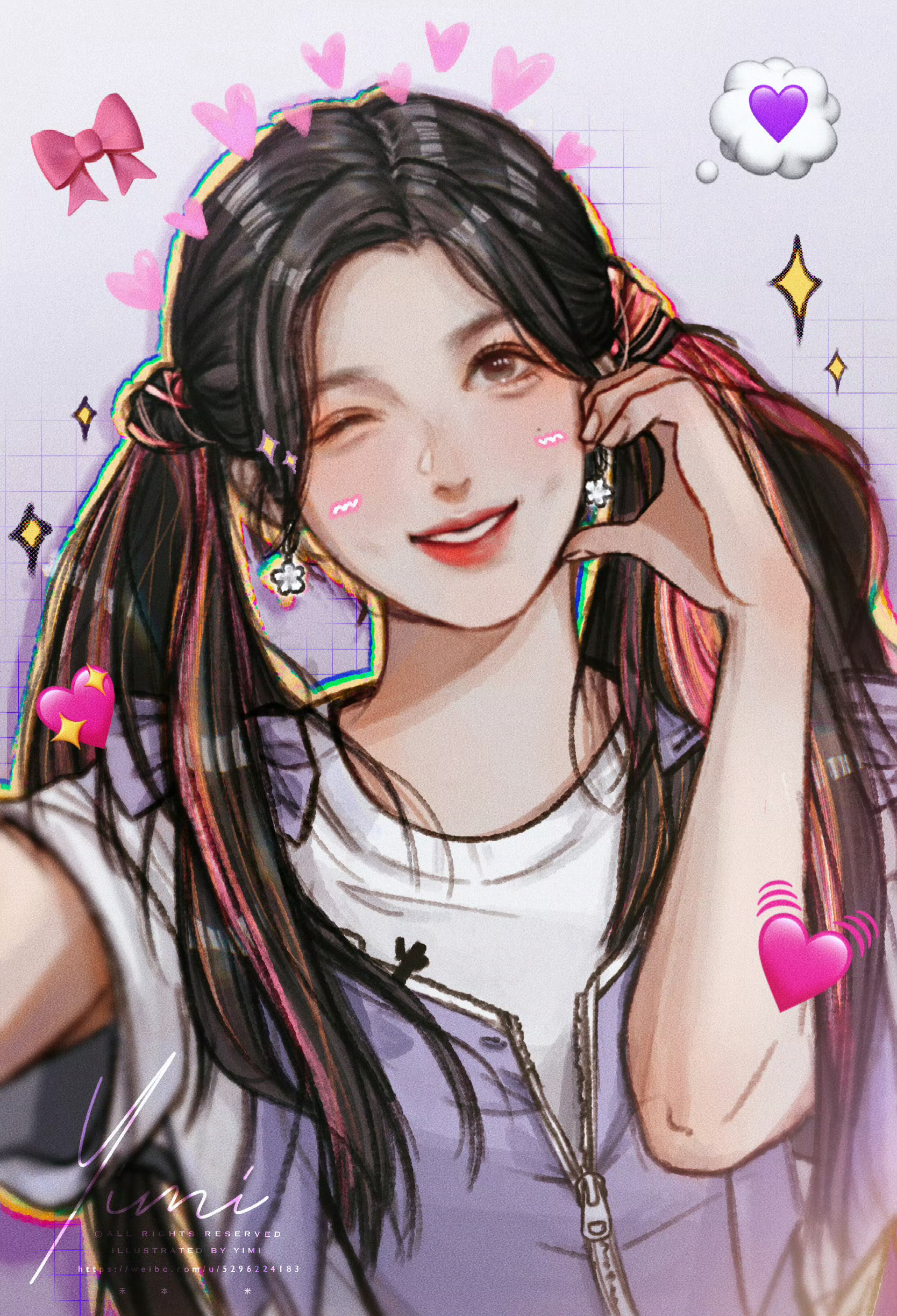 #杨紫[超话]# 脸颊比心💗亲亲我们小奥奥图 cr #杨紫#｜#1106陪杨紫