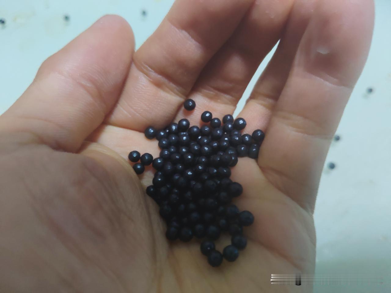 哎！小药丸子撒了一桌子，这可怎么办呀！兄弟姐妹呀！昨天吃药不小心的一包小药丸子洒