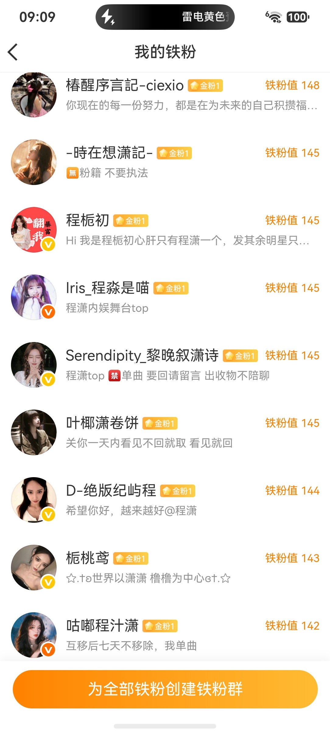 2个钻粉 98个金粉了