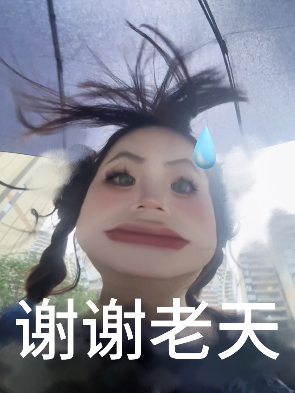 不减肥了，刚刚在狂风暴雨中差点就被掀出后空翻了。 