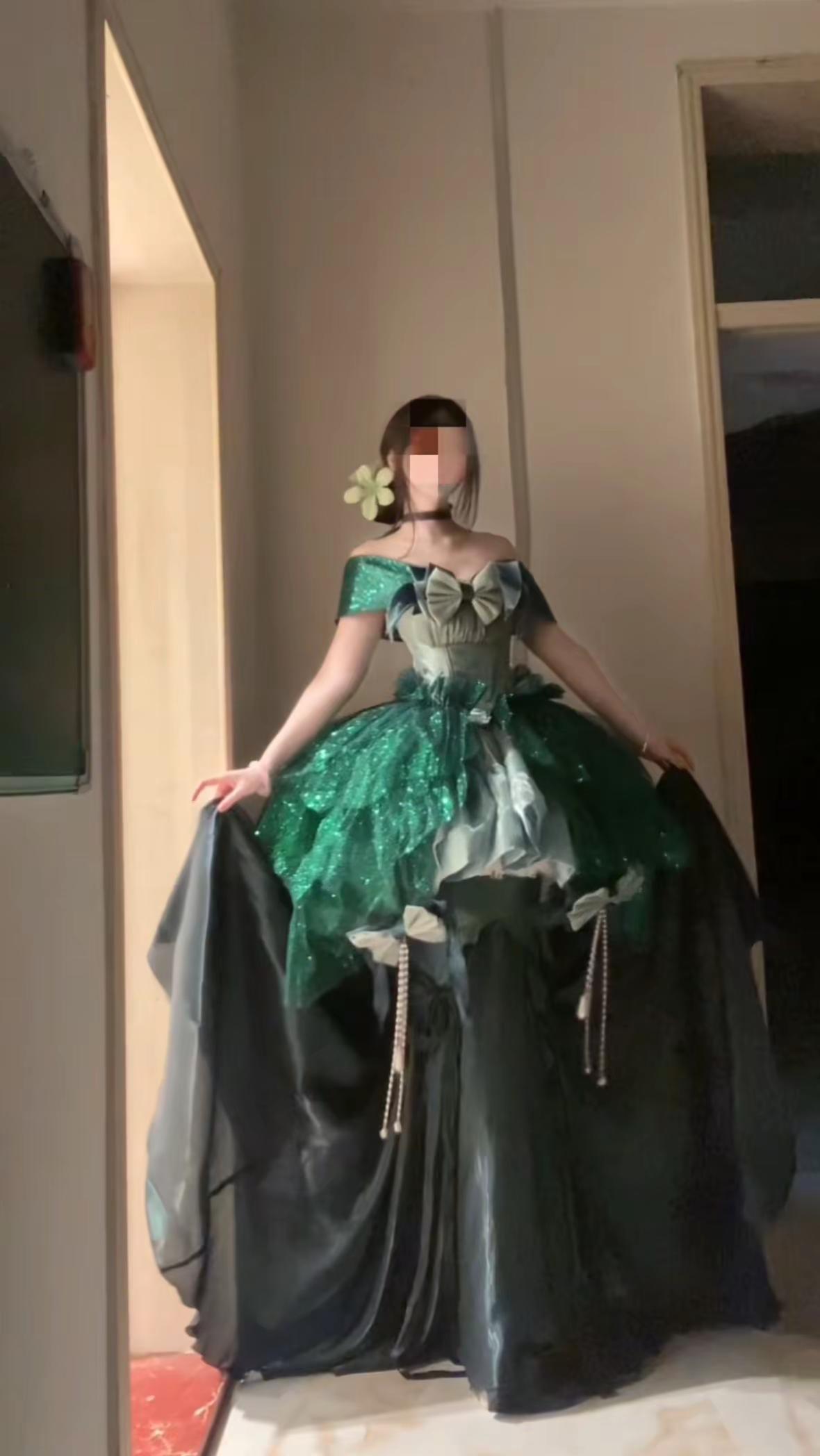 到底有多少种穿法^ ^裙子 长裙 礼服 公主裙