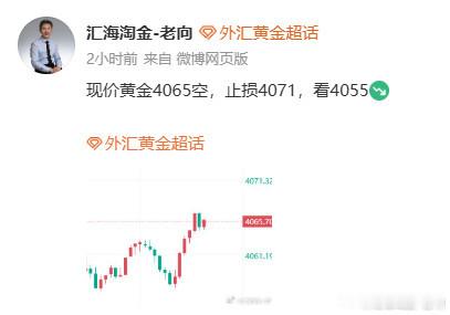 就问大家牛不牛! 黄金4065空单，暴力收割600点利润！ 犹豫的人还在观望，跟