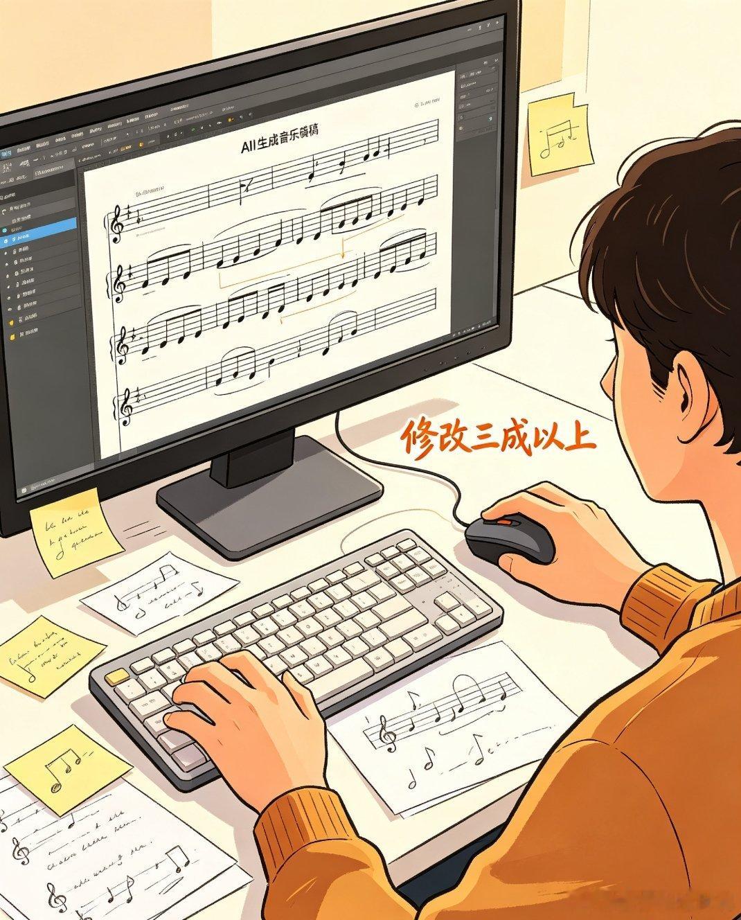 男子AI写歌月收入十几万网上不少博主晒出靠AI批量写歌、上架音乐平台，单月入账十