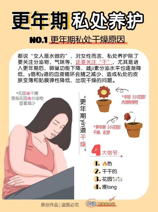 更年期必看✅查收你的花园🌸养护指南