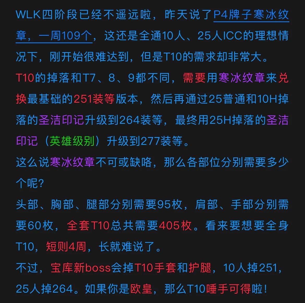 玩《魔兽世界》是种什么样的体验累并快乐，就像P4换T10不容易，短则1个月，还得