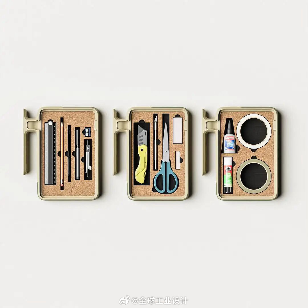模块化工具箱|设计：harryhead_design这款模块化套件将基本的草图工