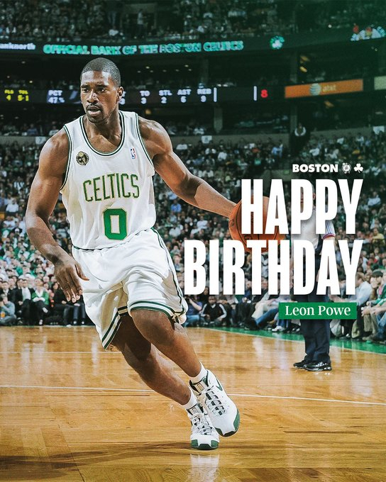 祝前绿军球员里昂-鲍威生日快乐~☘️波士顿凯尔特人 ｜DifferentHere
